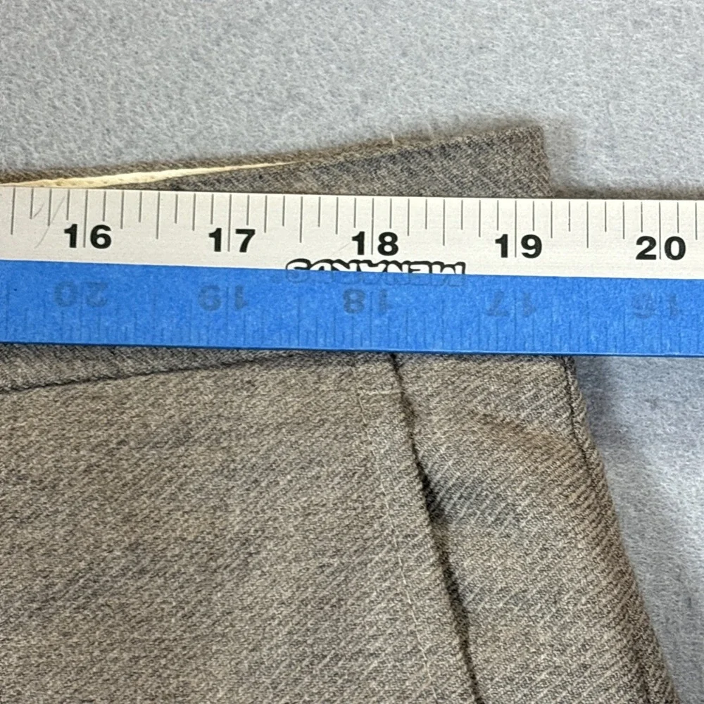 Santorelli Romeo Tan Flat Front 100%‎ Virgin Wool Dress Pants Men's 38
